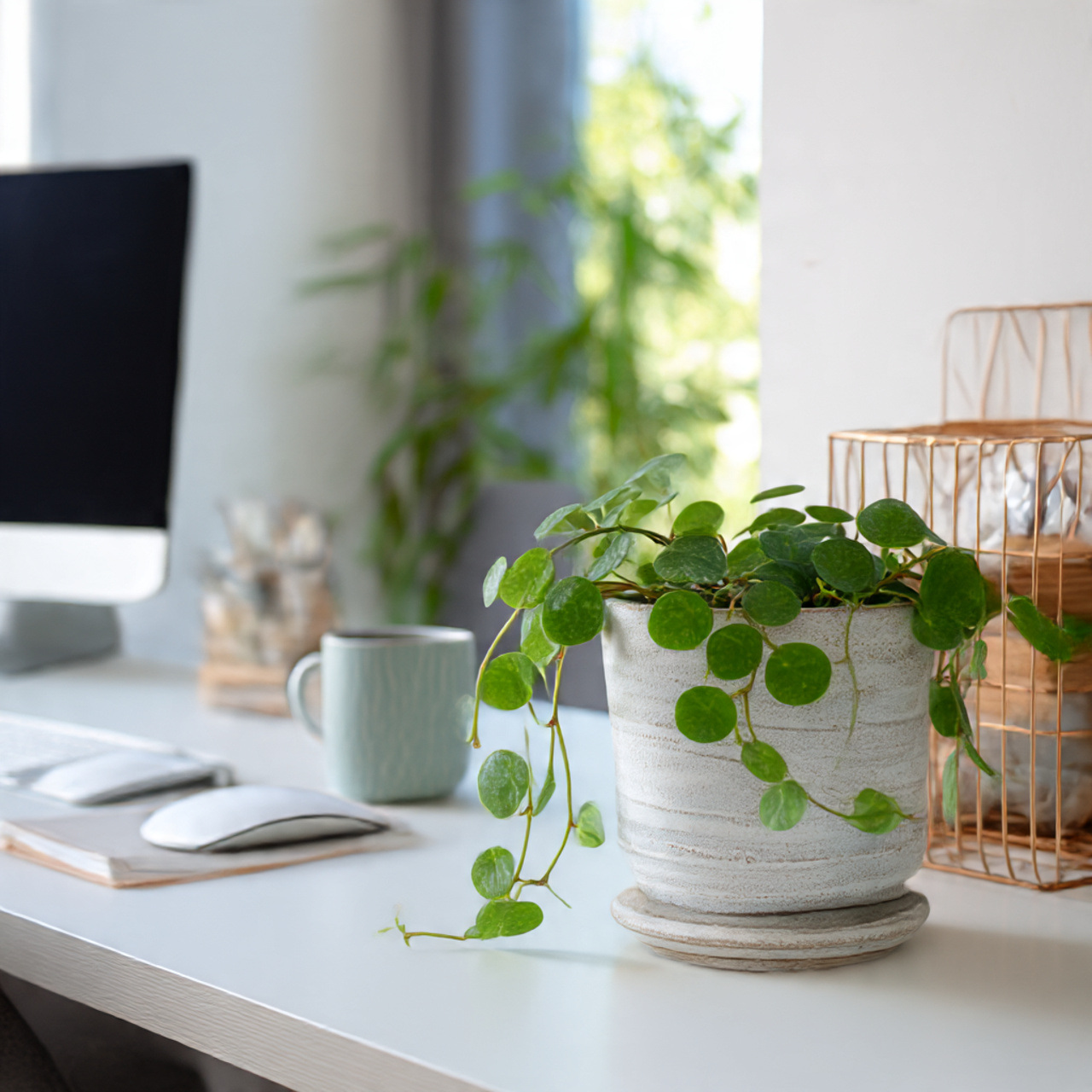 String of Hearts Office Space Decor