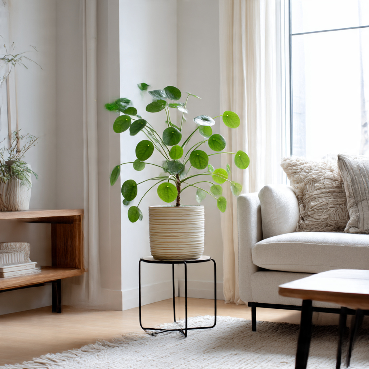 Styling the Chinese Money Plant in Home Decor