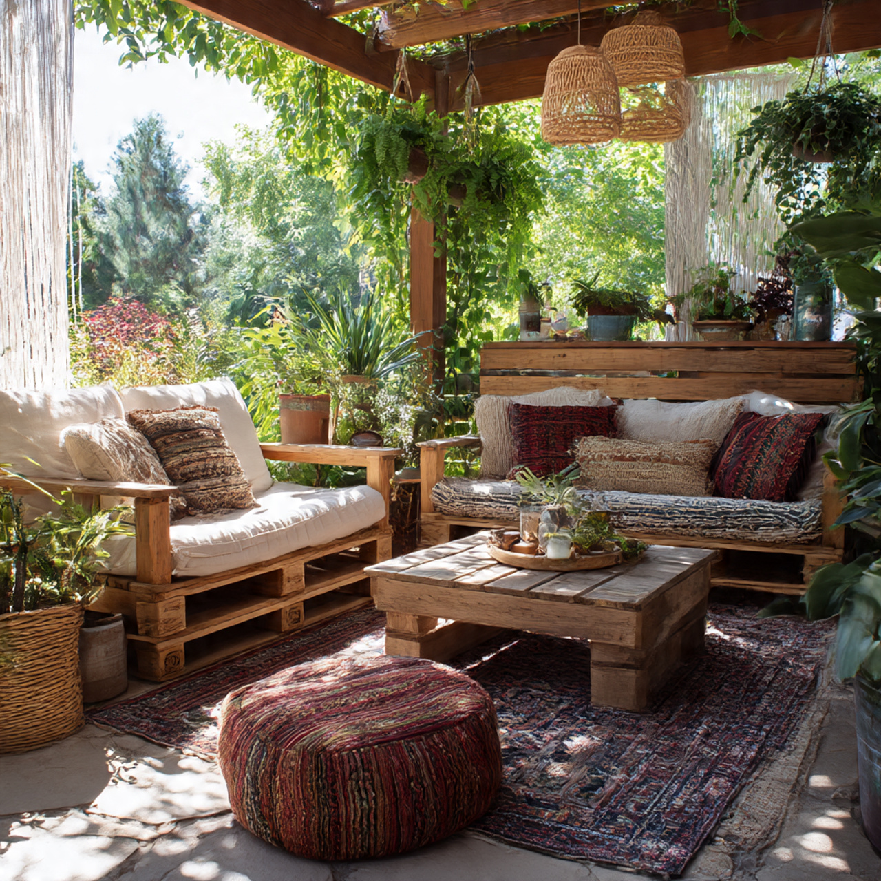Sustainable Touches in Boho Patio Design