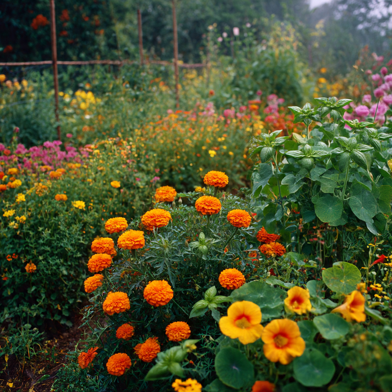 Use Companion Planting in Your Cut Flower Garden