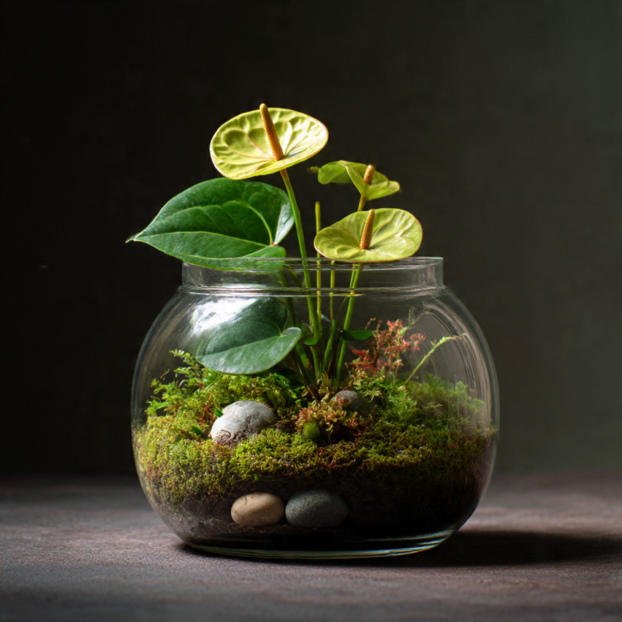 Anthurium Clarinervium: 25 Ultimate Guide to Care, Propagation & Styling 11 Using Anthurium Clarinervium in Terrariums