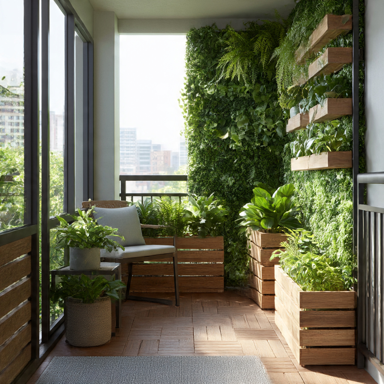 Vertical Balcony Garden