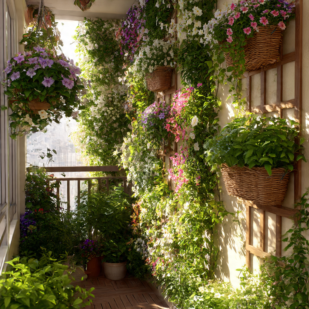 Vertical Flower Gardens for Small Spaces
