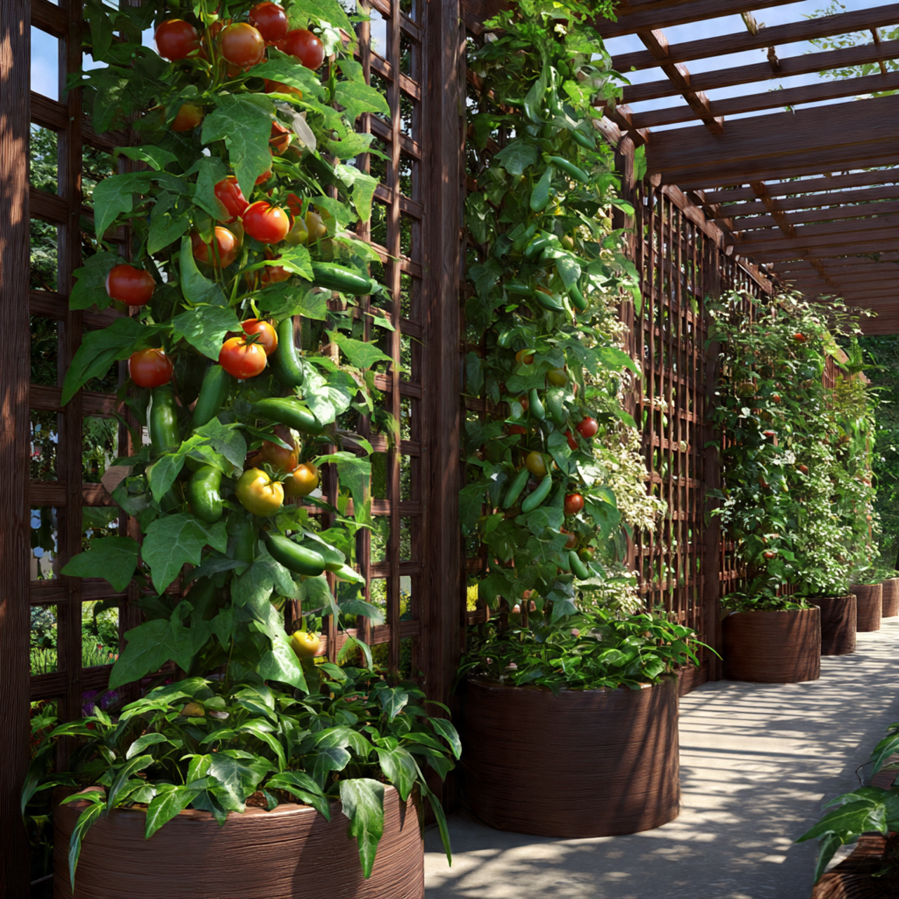 Vertical Gardening for Space Efficiency