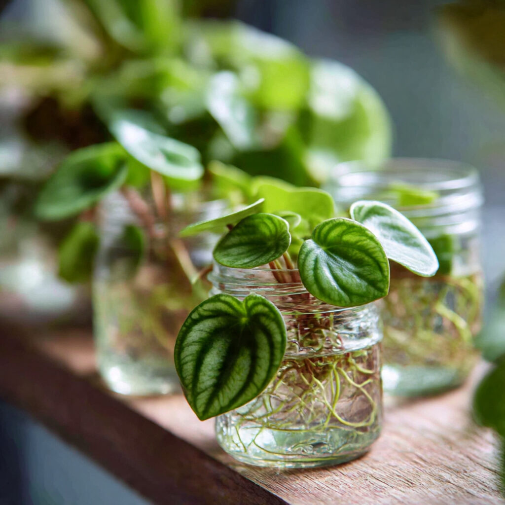 Watermelon Peperomia Propagation from Cuttings