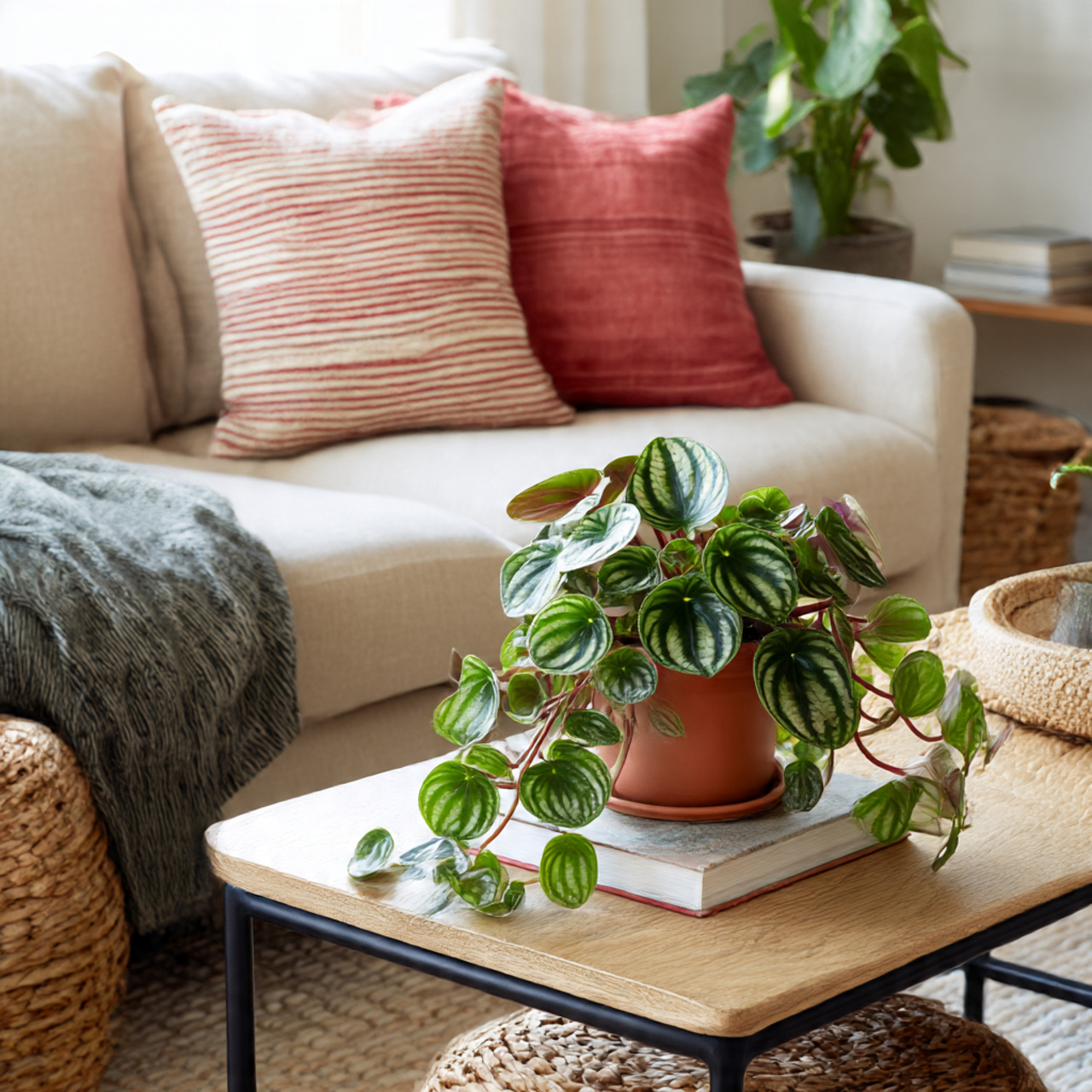 Watermelon Peperomia for Pet Safety