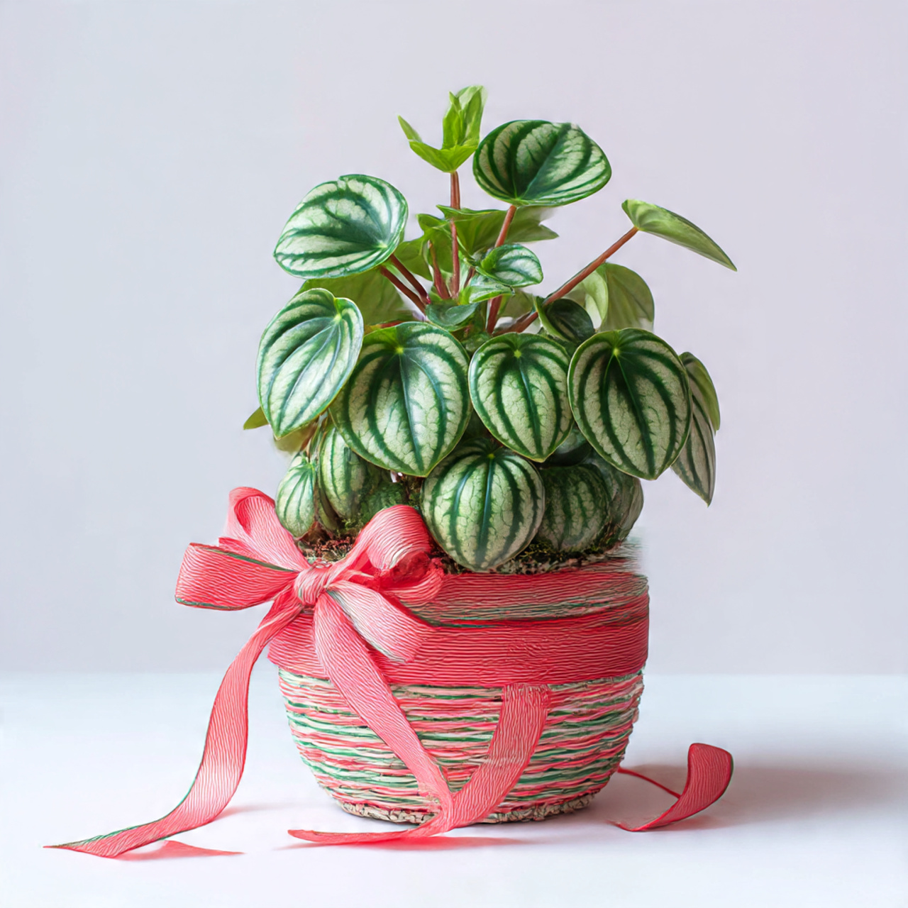 Watermelon Peperomia as a Gift Plant