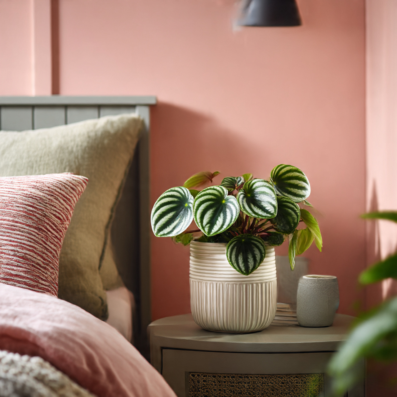 Watermelon Peperomia in Bedroom Corners