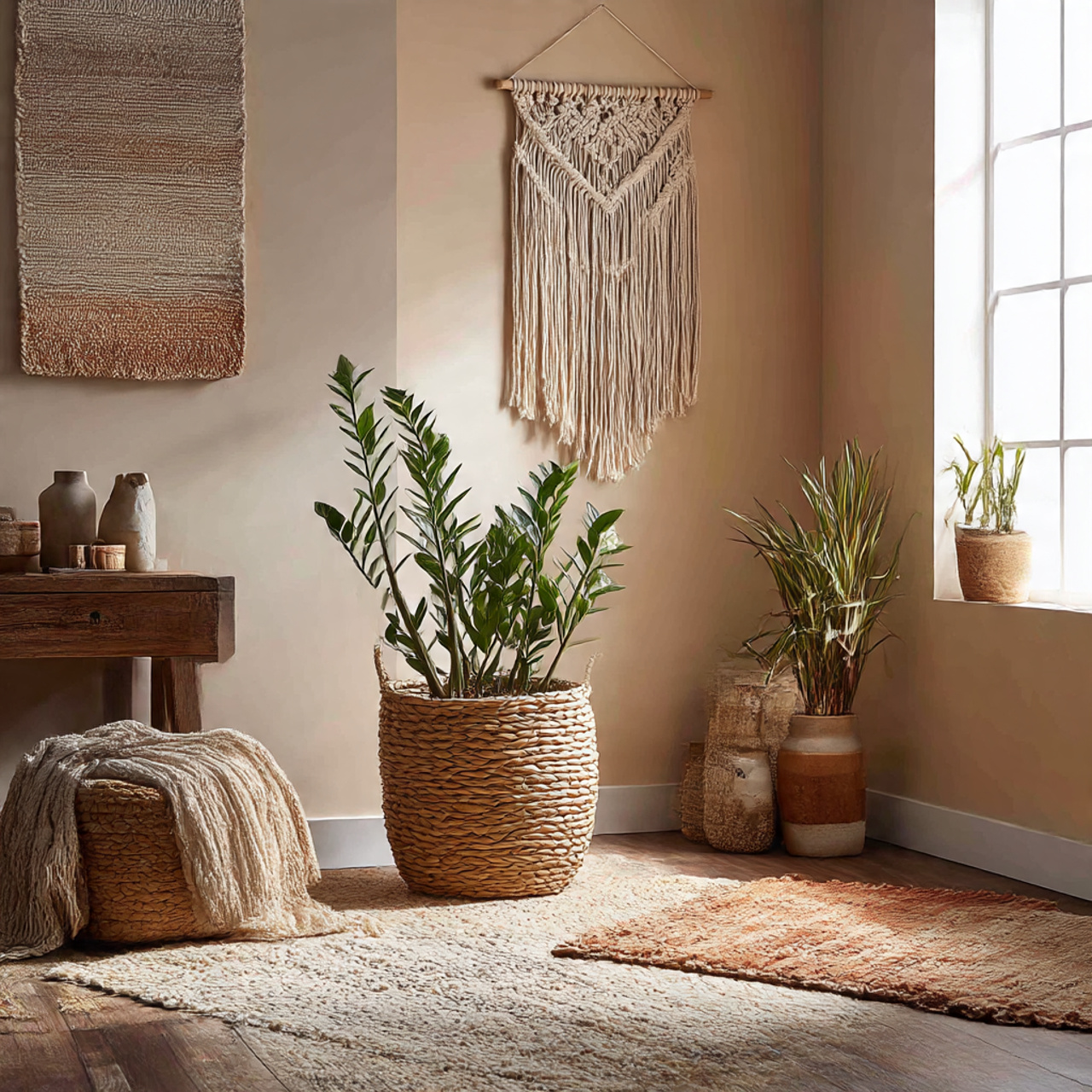 ZZ Plant in Bohemian Interiors