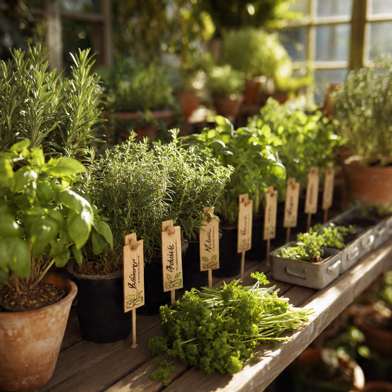 24 Creative Garden Ideas That Bring Instant Charm to Your Space 7 a dedicated herb corner with neatly arranged