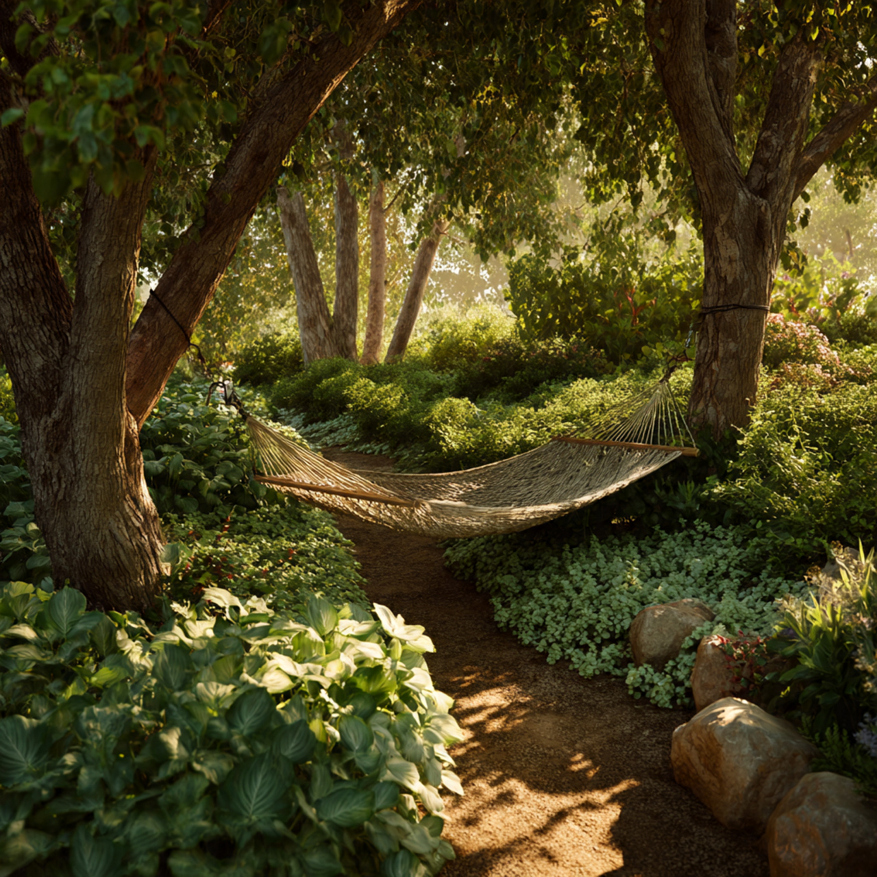 24 Creative Garden Ideas That Bring Instant Charm to Your Space 22 Garden Ideas with Hammock Relaxation Zones