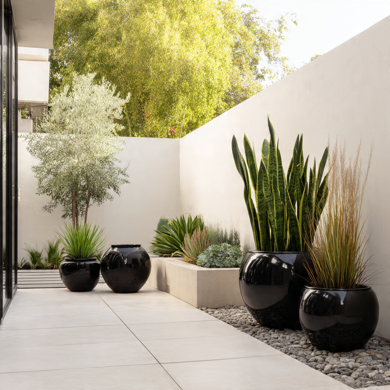 24 Creative Garden Ideas That Bring Instant Charm to Your Space 9 a minimalist garden area with clean layout