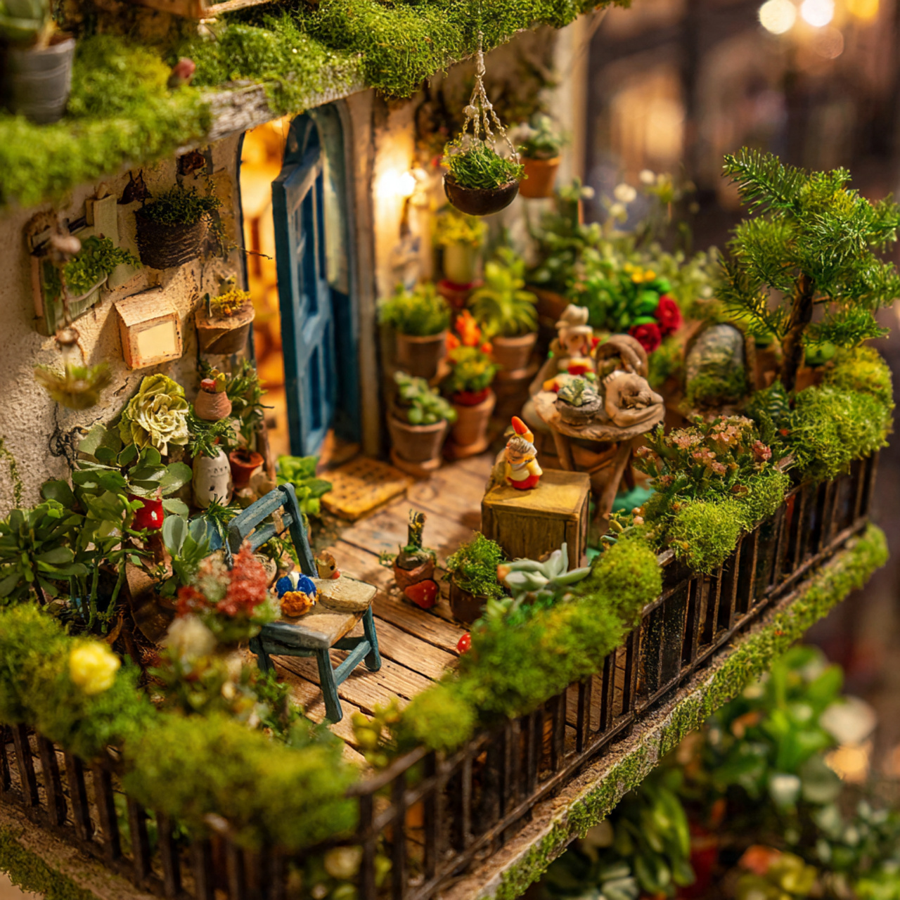 25 Stunning Balcony Garden Ideas to Transform Your Outdoor Space 21 a whimsical balcony garden with miniature plants