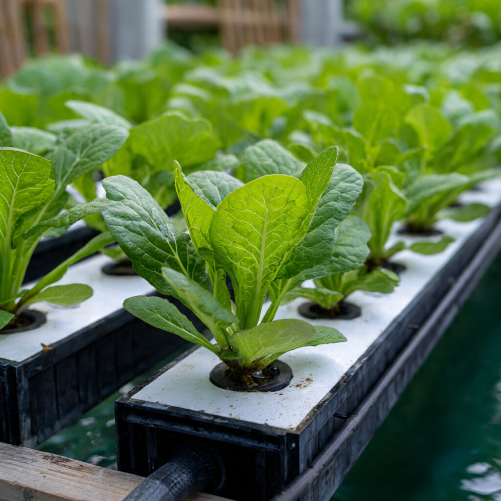 Hydroponic Gardening Made Easy: 25 Proven Ideas for Thriving Plants 21 aquaponics system hydroponic plant beds green leafy