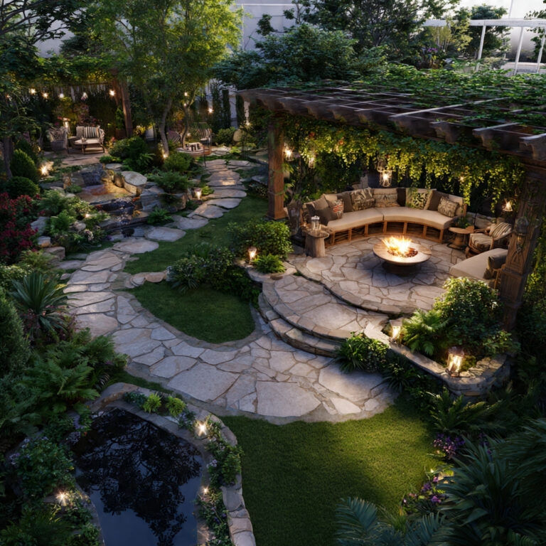 backyard oasis