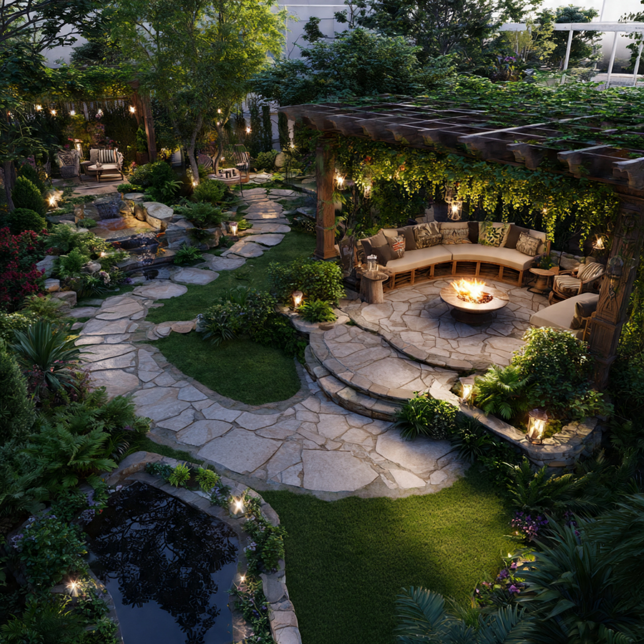 backyard oasis