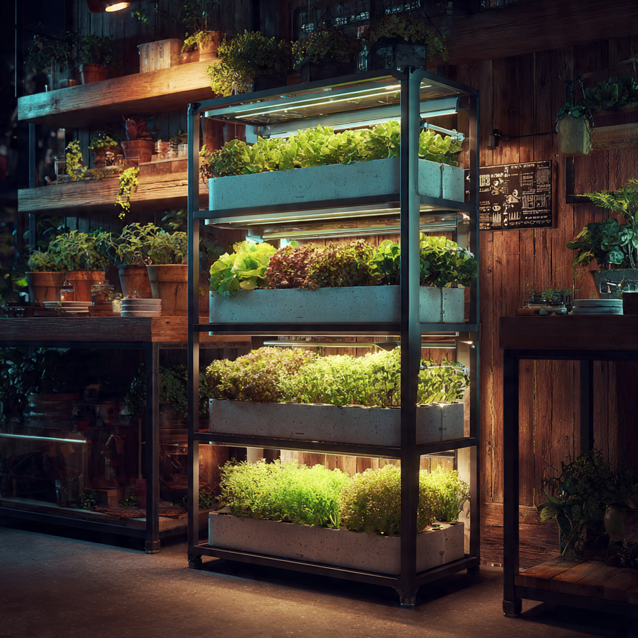 Hydroponic Gardening Made Easy: 25 Proven Ideas for Thriving Plants 23 compact hydroponic system in a small apartment