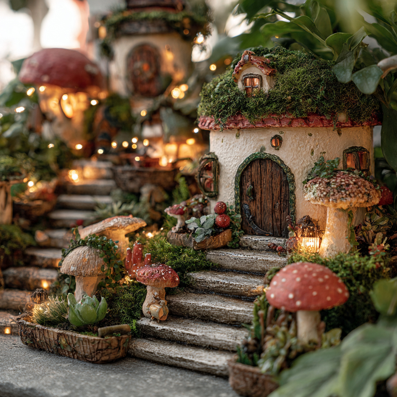 25 Magical Fairy Garden Ideas to Transform Your Home & Garden 25 holiday themed fairy garden with unique style 1