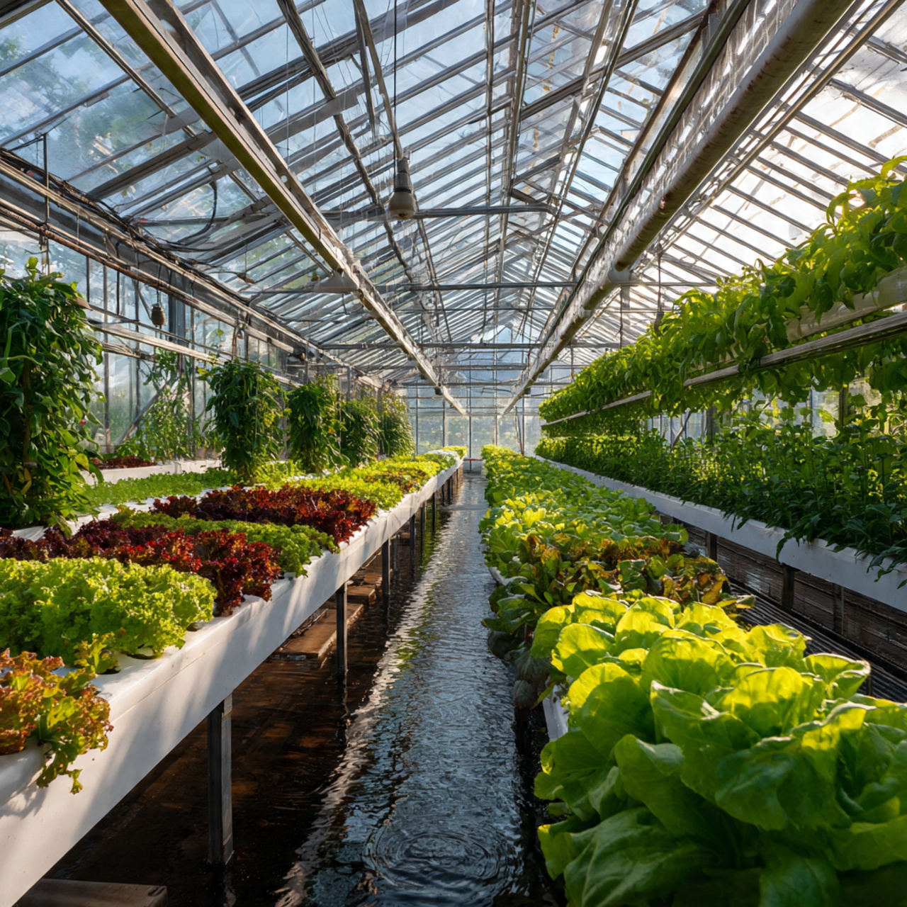 Hydroponic Gardening Made Easy: 25 Proven Ideas for Thriving Plants 7 hydroponic greenhouse filled with vibrant vegetables and