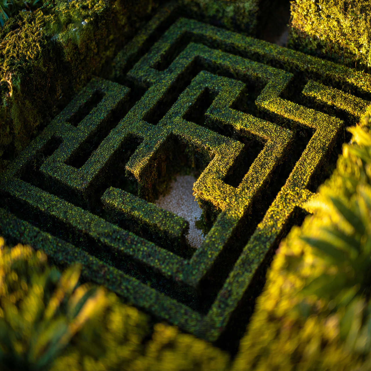 25 Magical Fairy Garden Ideas to Transform Your Home & Garden 23 miniature maze in a fairy garden made