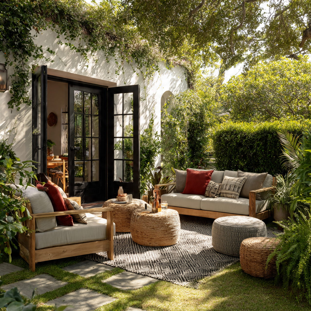 Create a Backyard Oasis: 24 Ultimate Guide to a Relaxing Outdoor Retreat 2 Cozy Outdoor Seating Zones for a Backyard Oasis