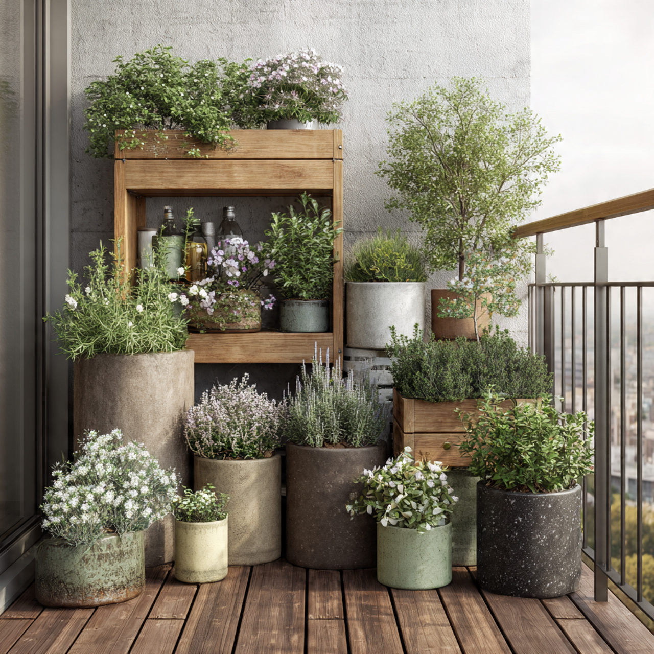 25 Stunning Balcony Garden Ideas to Transform Your Outdoor Space 4 Container Gardening