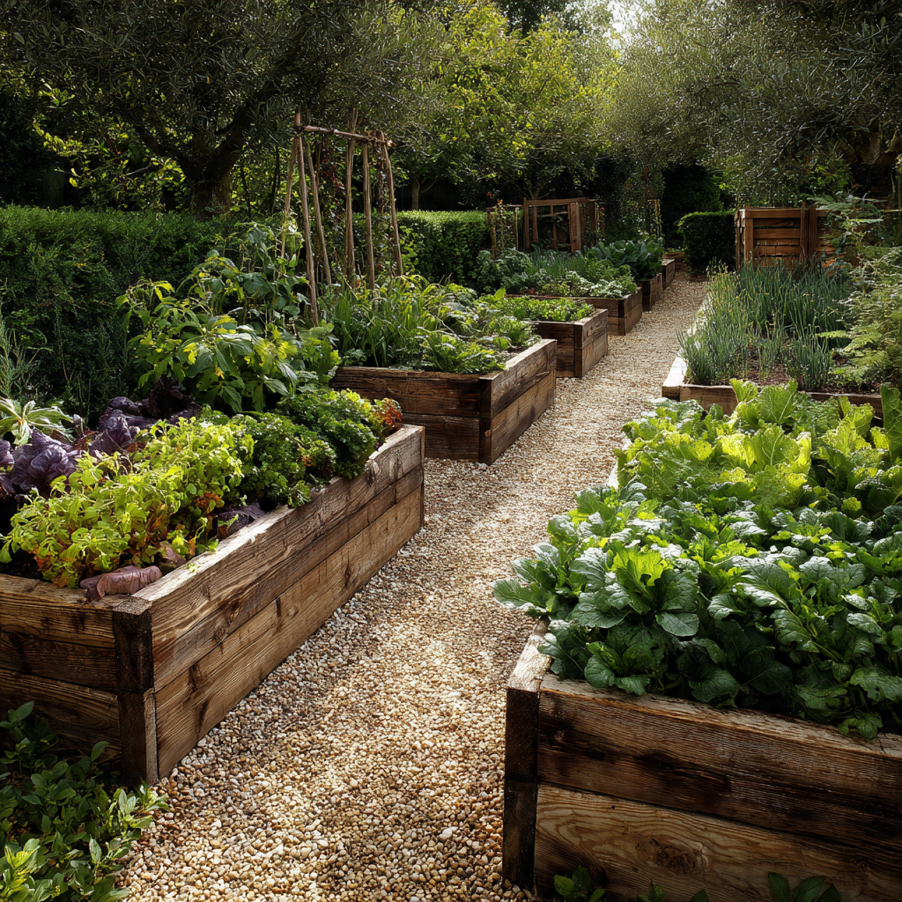 Raised Bed Garden Layout