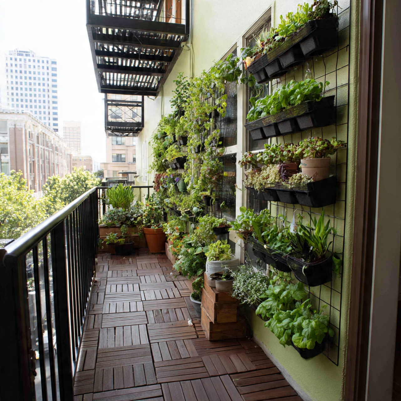 Maximizing Space with Vertical Container Gardens