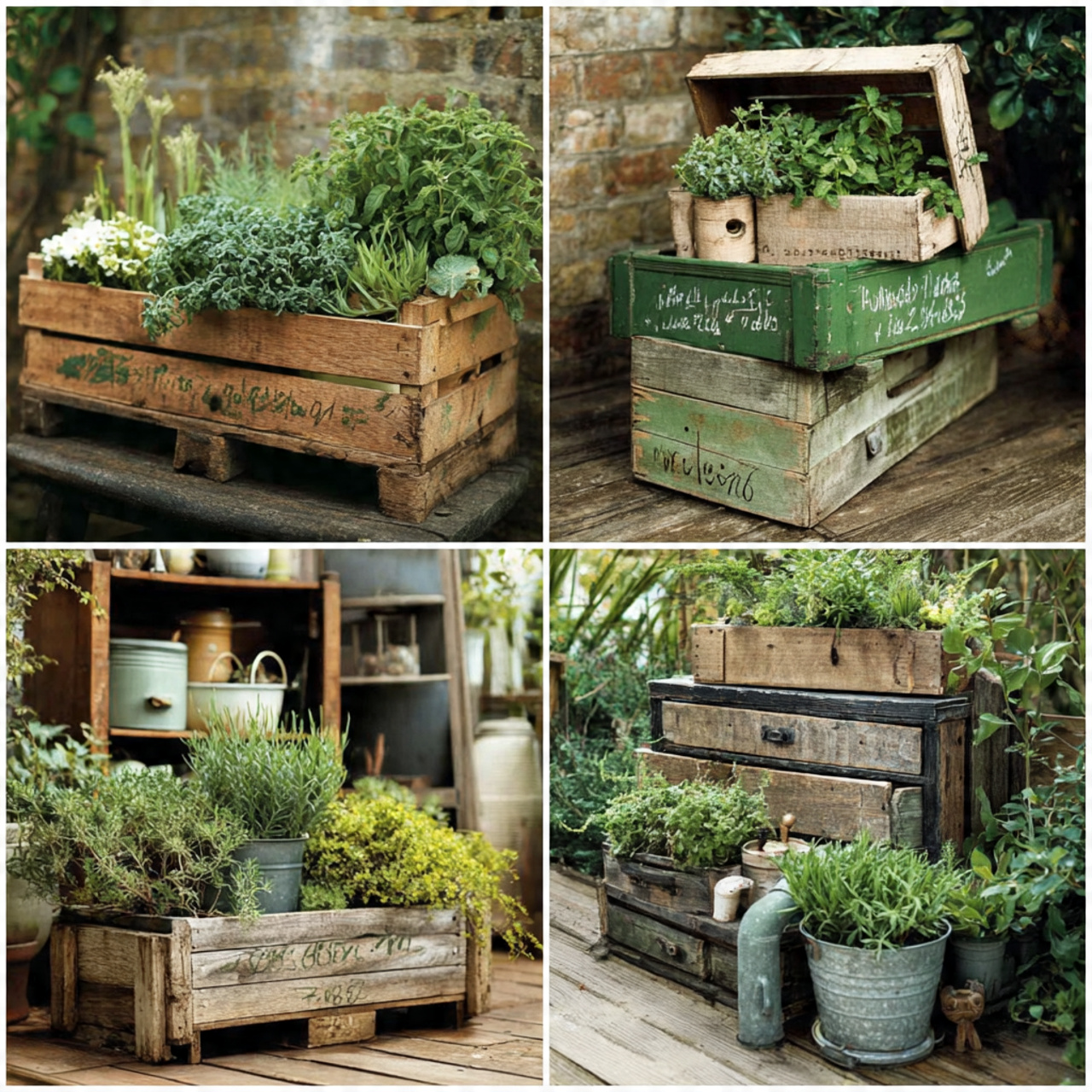 Sustainable Gardening with Recycled Containers