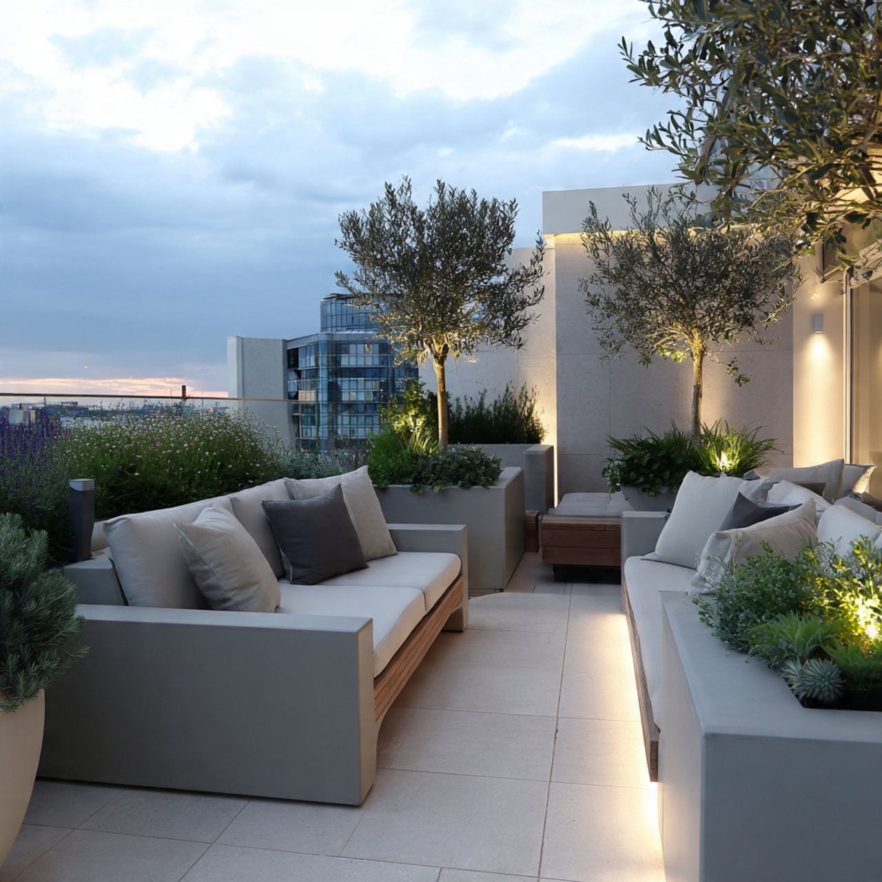 Modern Minimalist Terrace