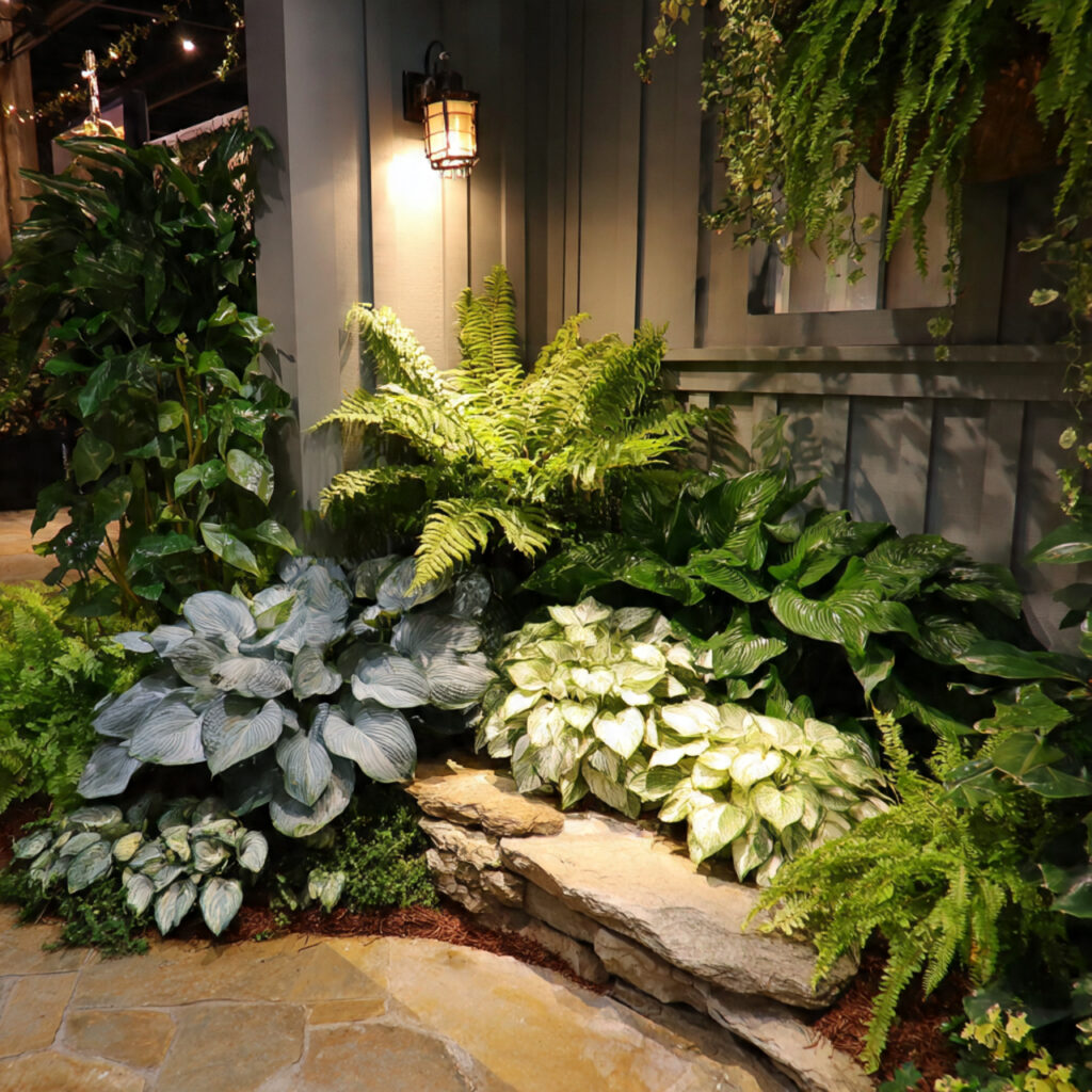 25 Home Garden Ideas to Transform Your Space into a Lush Retreat 18 a cool shade garden corner with ferns