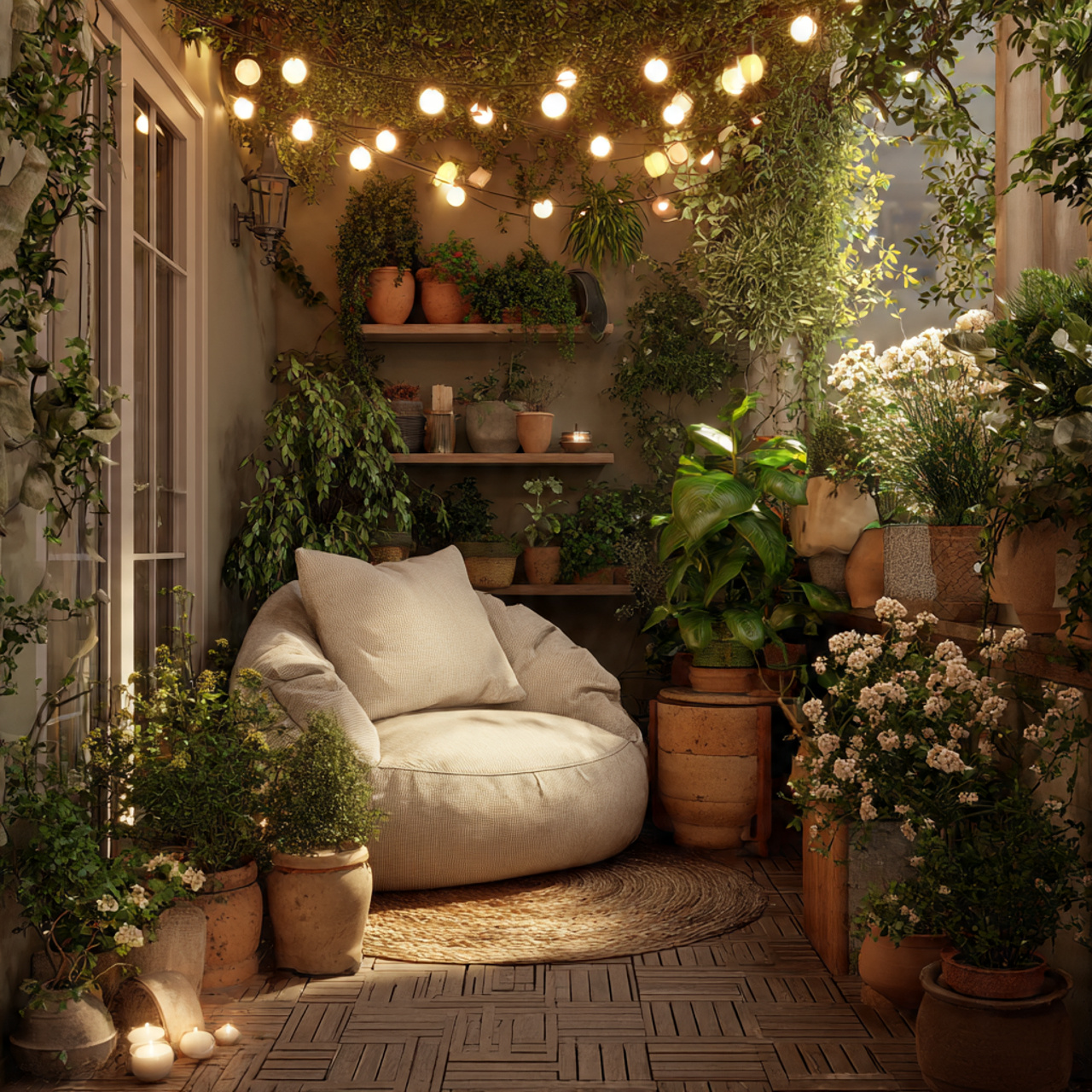 25 Home Garden Ideas to Transform Your Space into a Lush Retreat 1 Cozy Corner Garden Setup