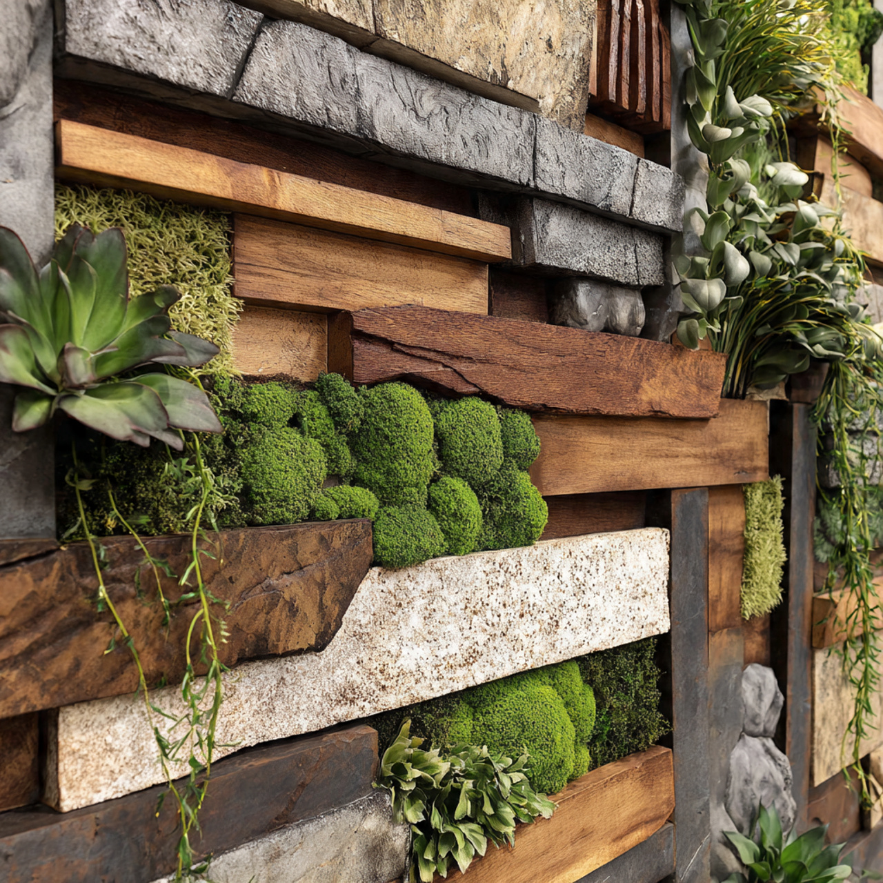 Mixed Material Walls