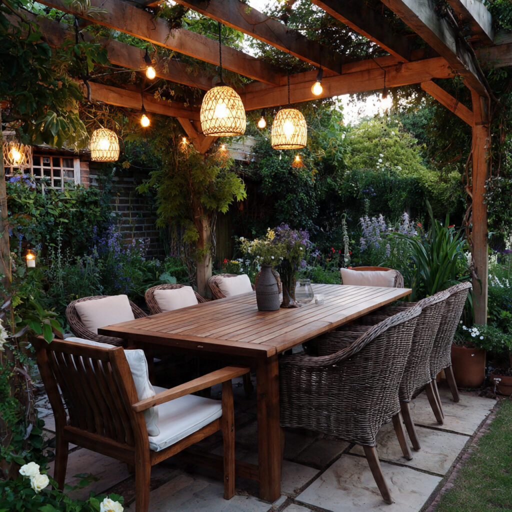 Pergolas for Outdoor Dining