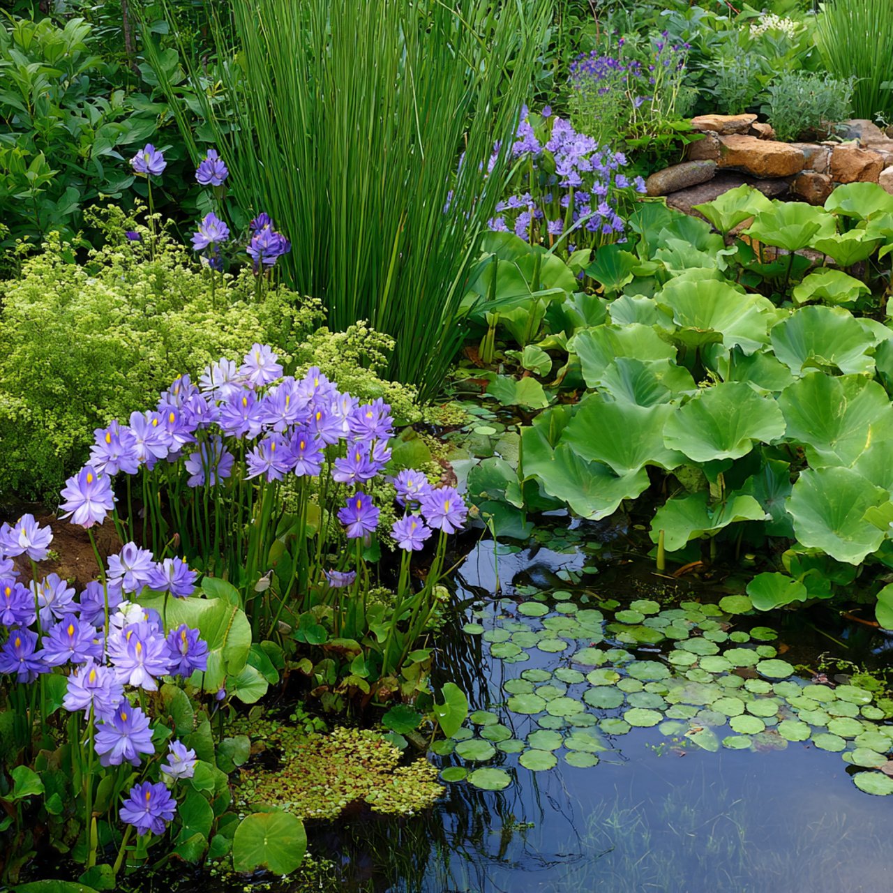 Companion Planting with Lotus