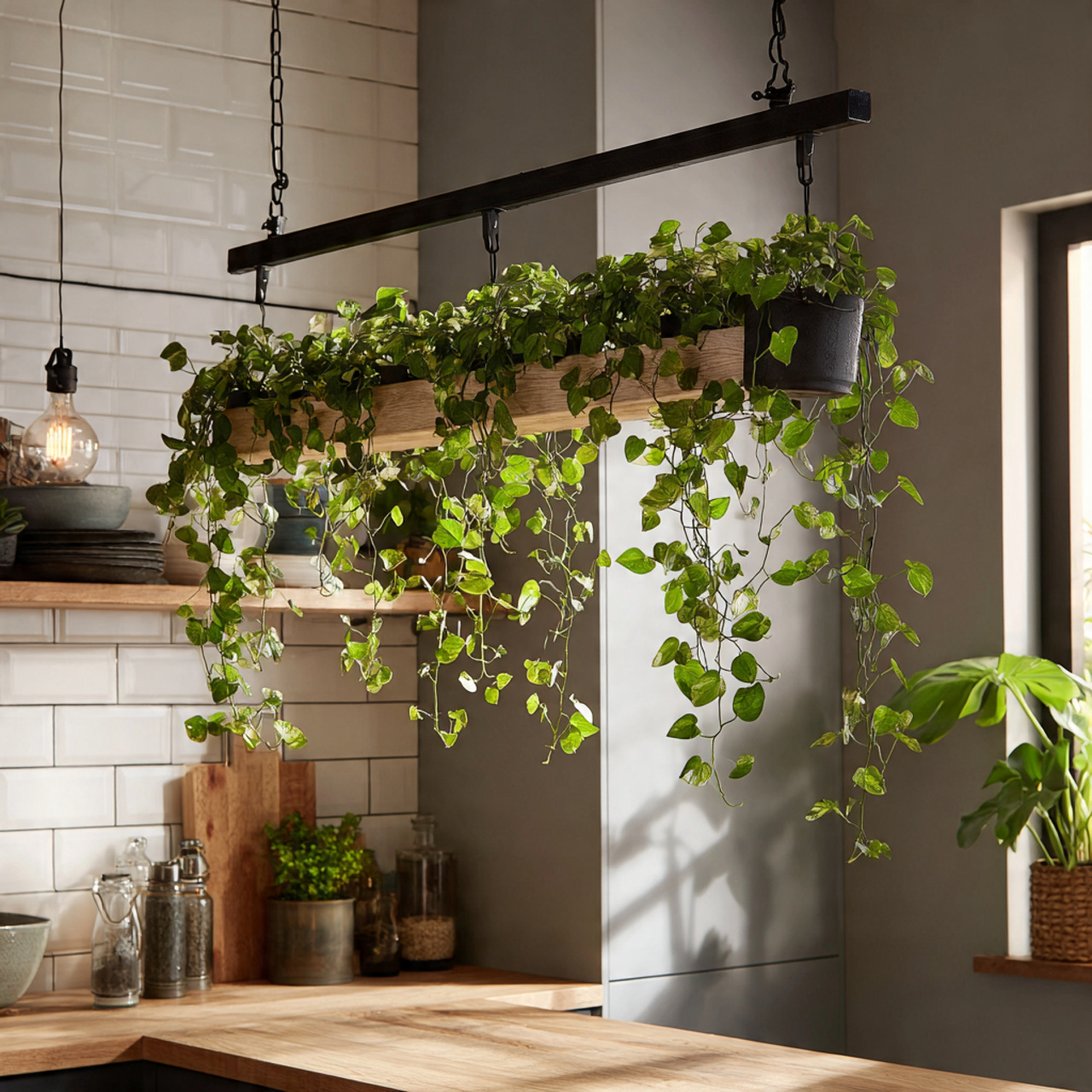 Overhead Hanging Bar Gardens