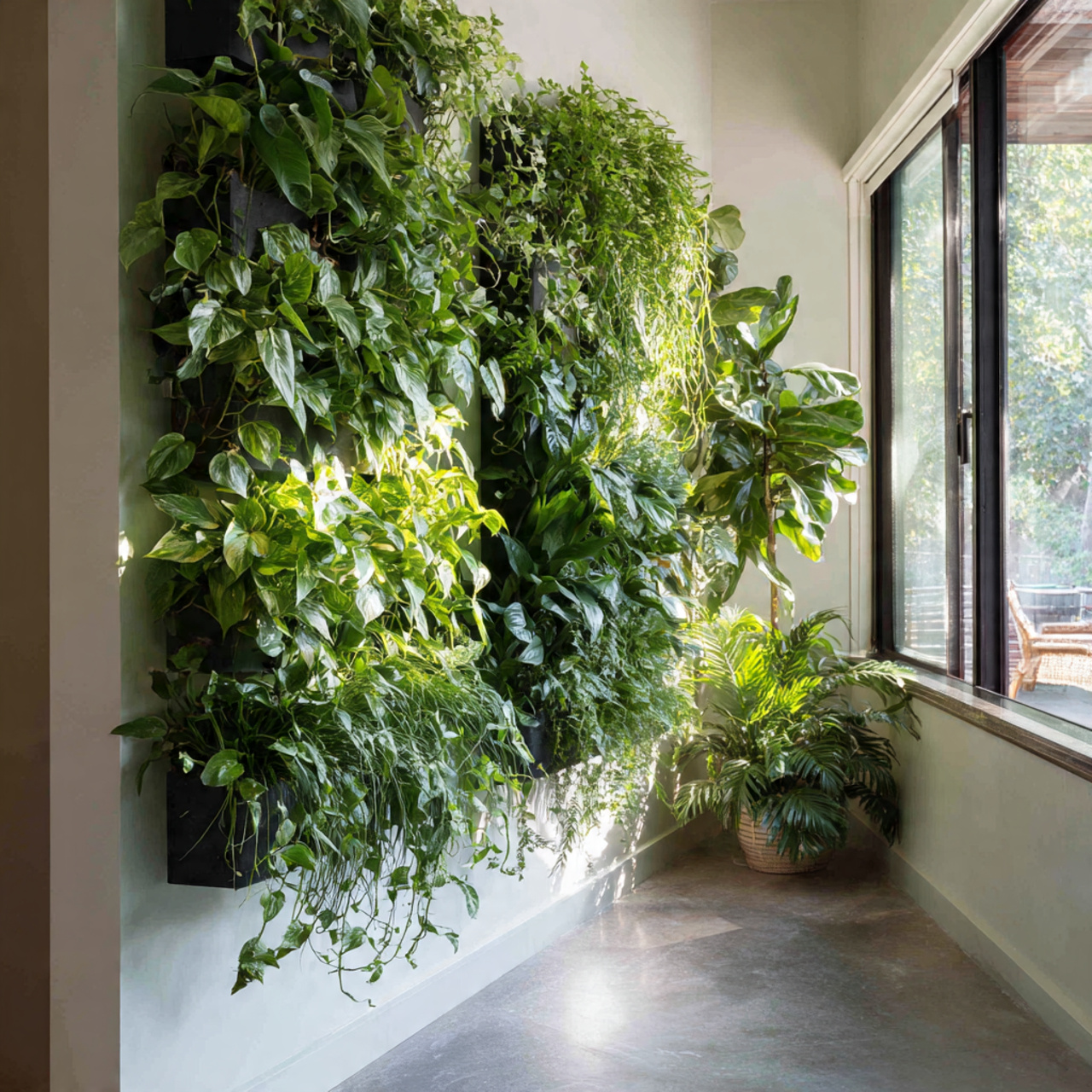 25 Home Garden Ideas to Transform Your Space into a Lush Retreat 3 Vertical Green Wall for Small Homes
