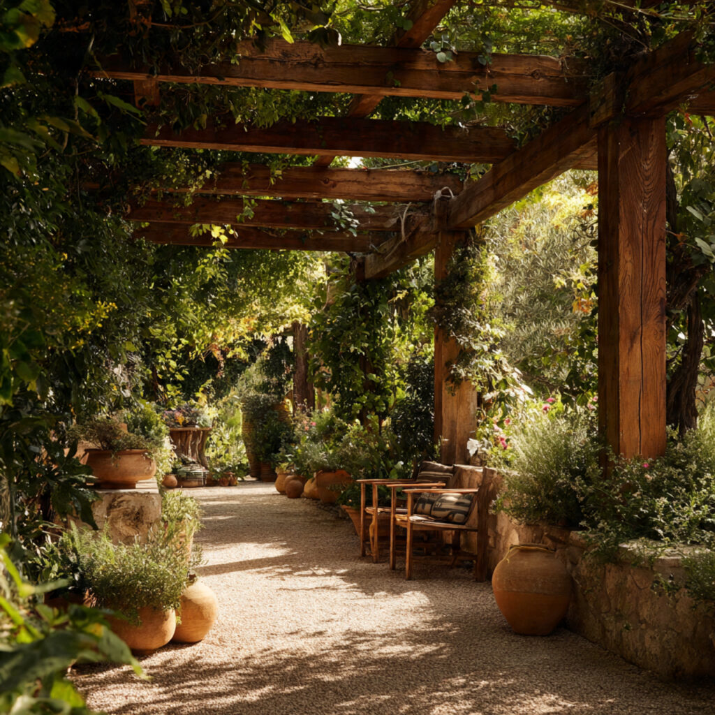 Mediterranean-Style Pergolas