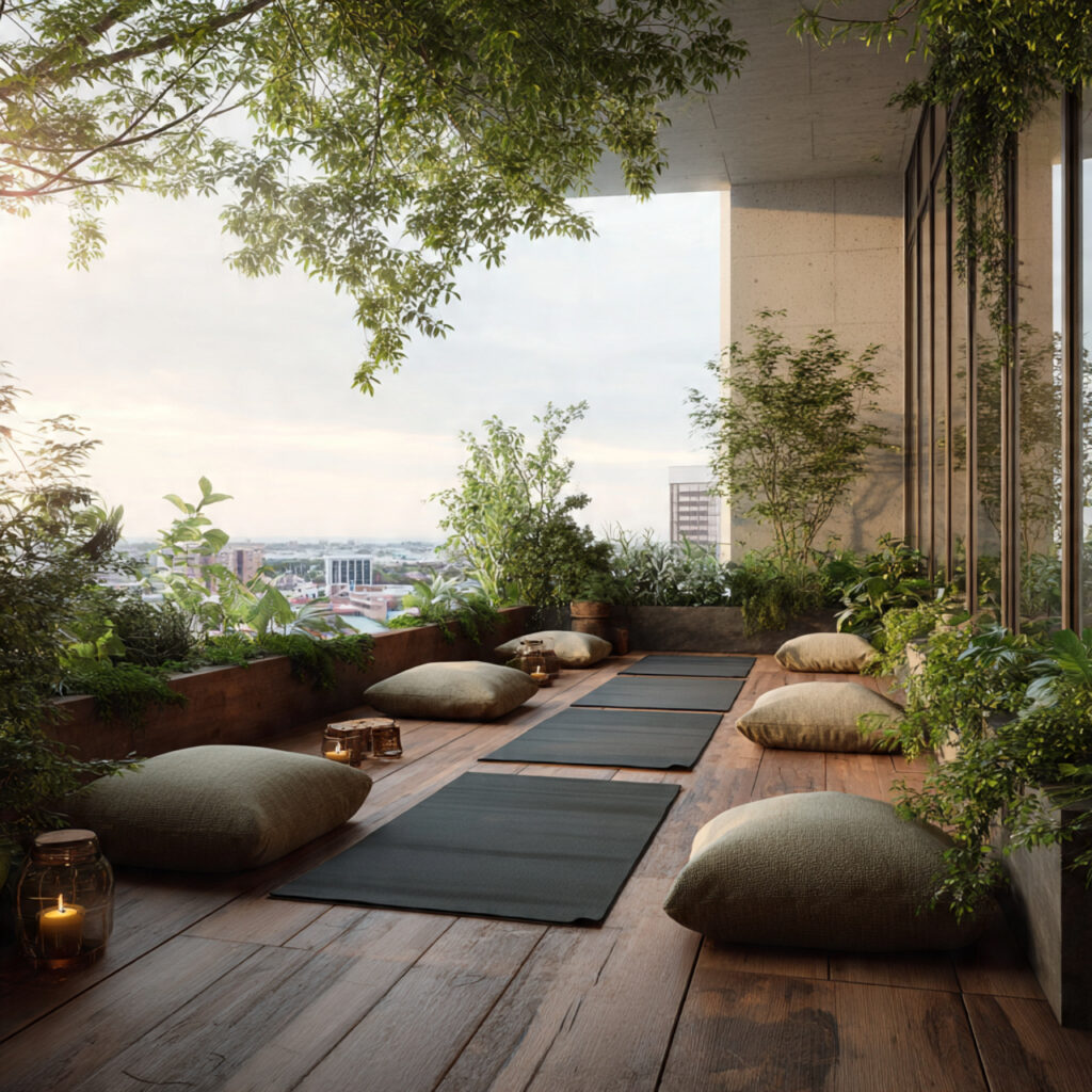Rooftop Meditation Zones