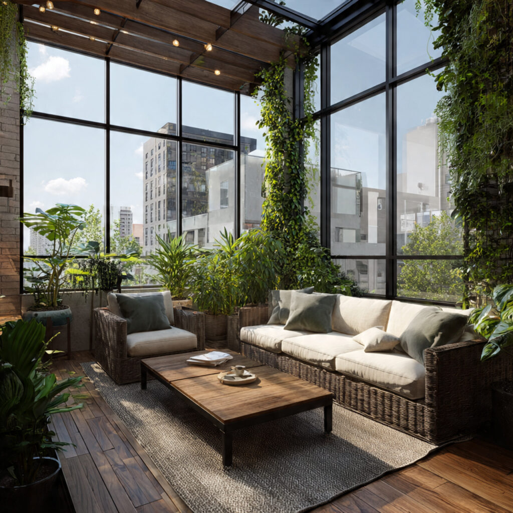 Indoor-Outdoor Hybrid Terrace