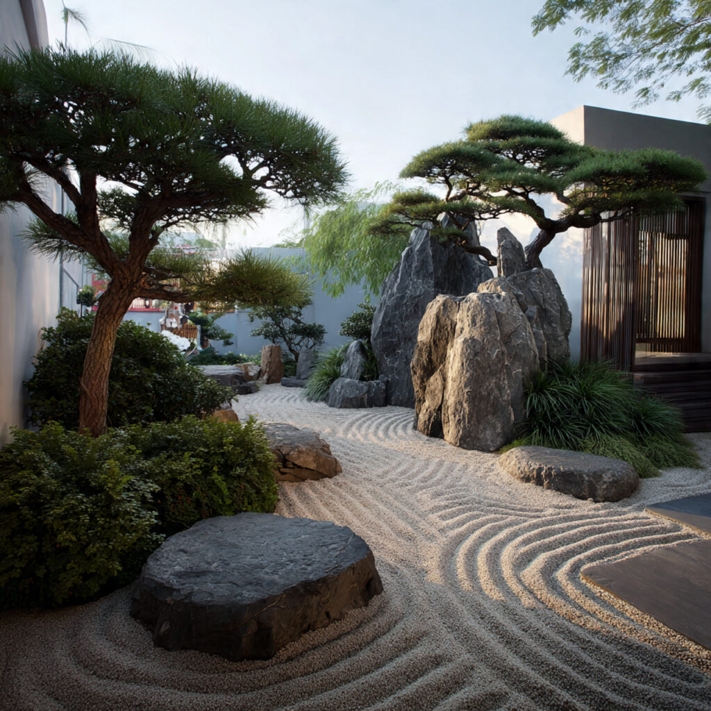 25 Home Garden Ideas to Transform Your Space into a Lush Retreat 16 a serene zen rock garden with gravel