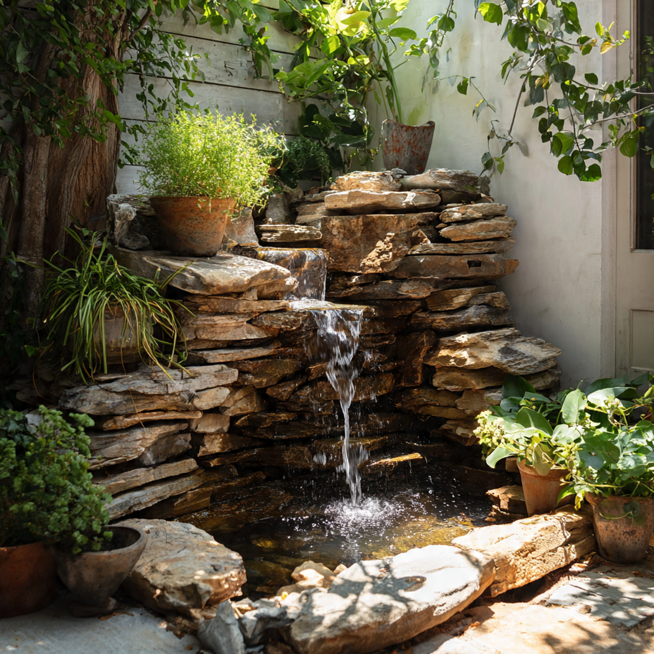 Mini Rock Waterfalls