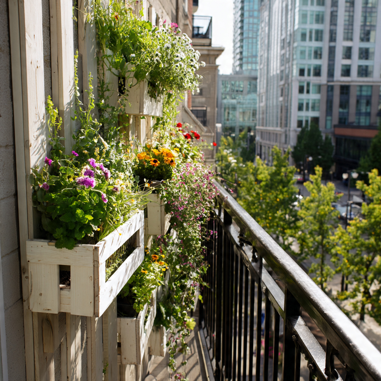 Use Vertical Planter Walls