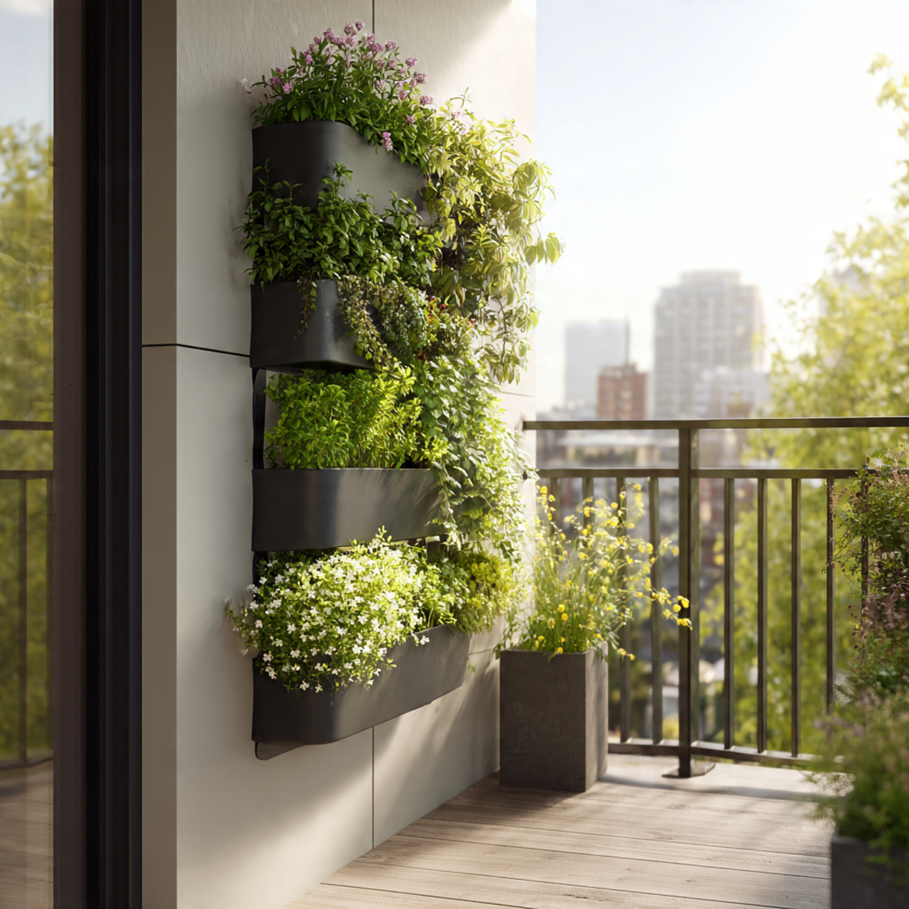 Go Vertical for Wall-Mounted Planters