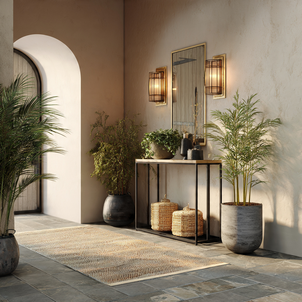 Green Entryways That Welcome