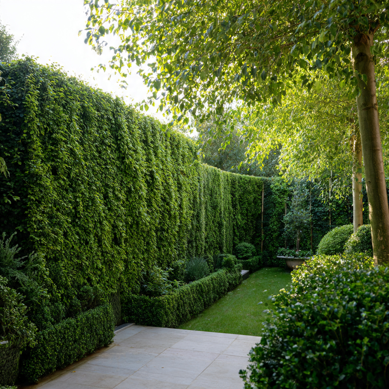 Hedge-Covered Walls