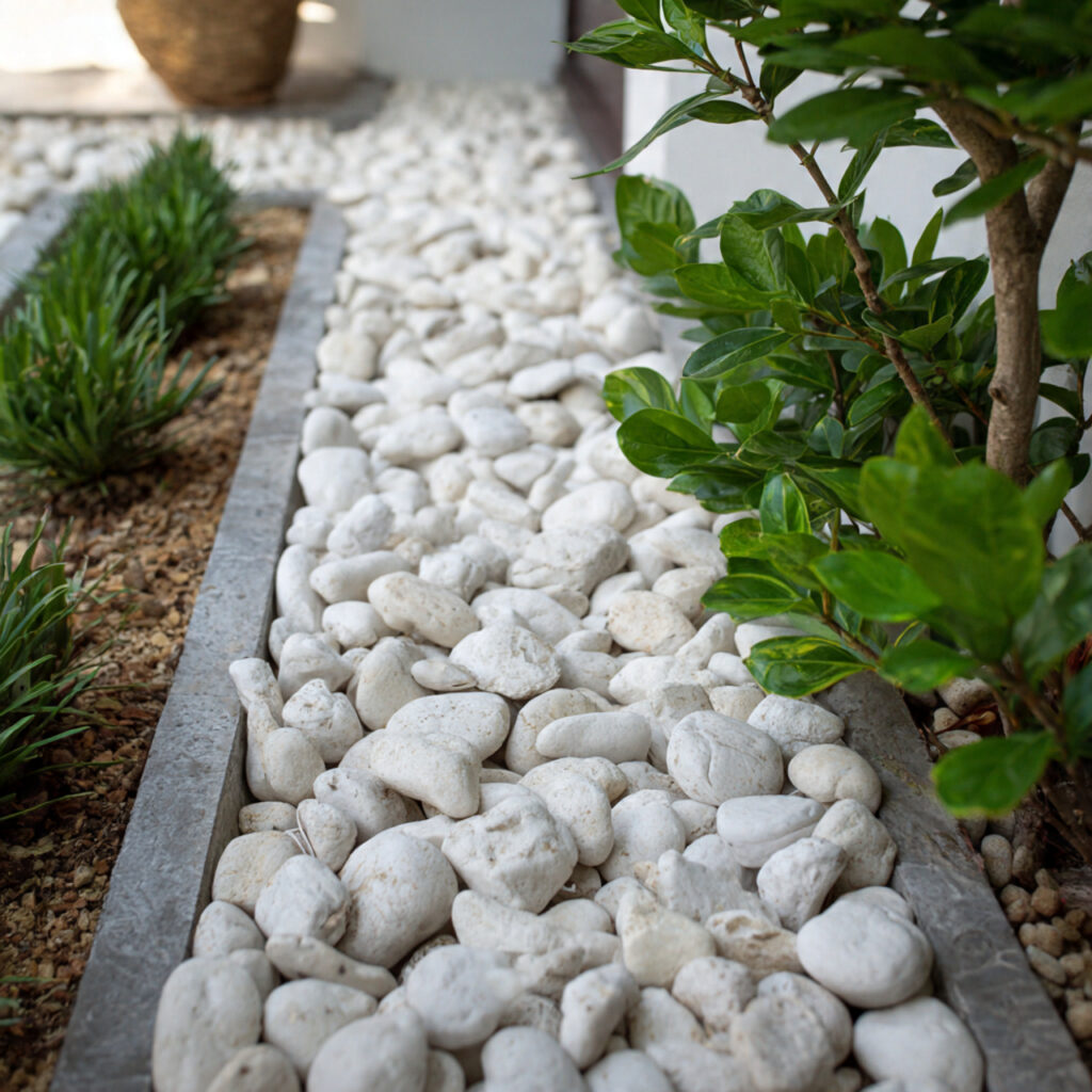 Define Your Space by Pebble Pathways