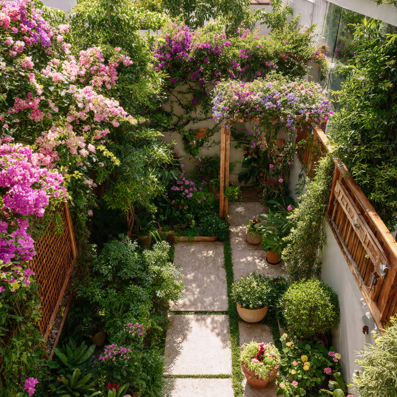 Maximize Vertical Space with Climbing Plants