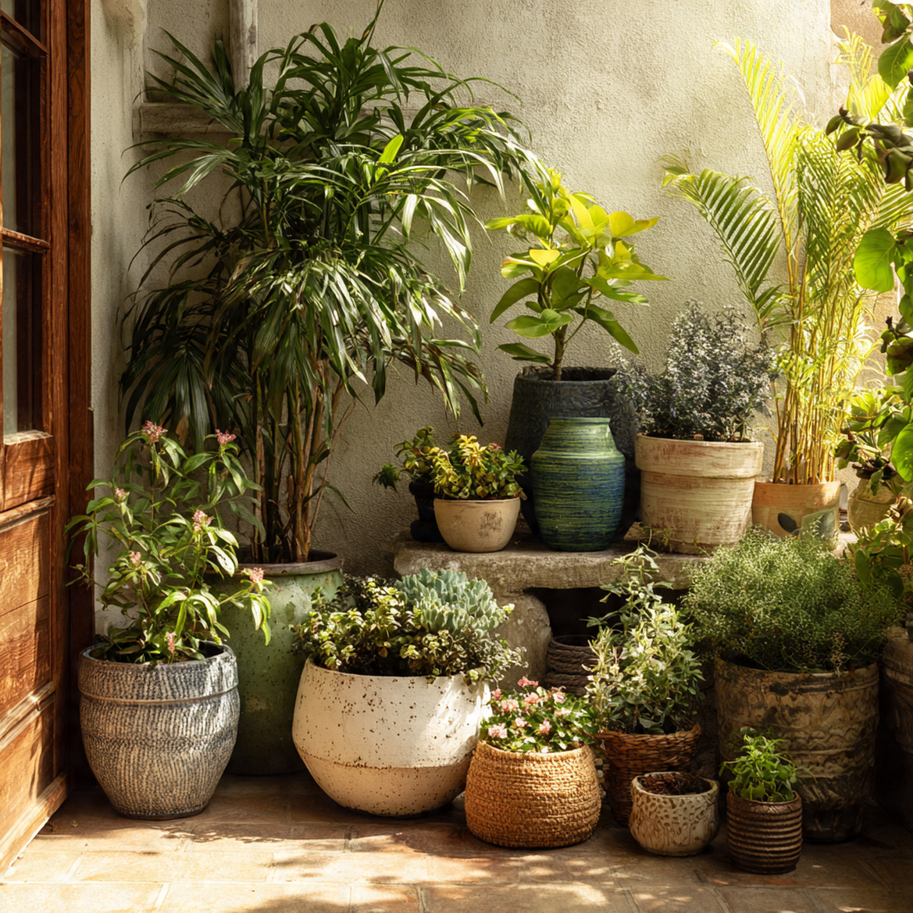 Create Visual Interest through Container Clusters