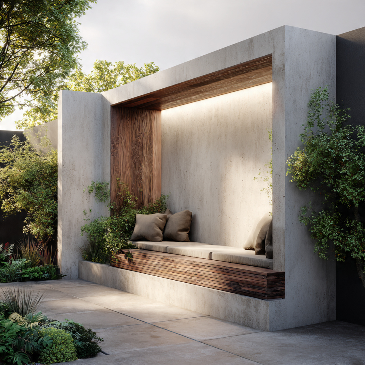 Integrated Outdoor Seating